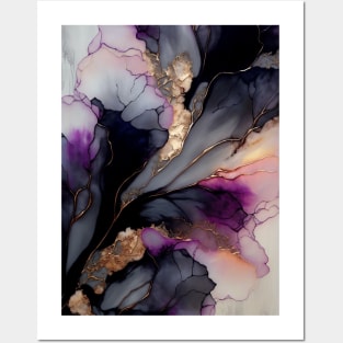 Petals of Love - Abstract Alcohol Ink Resin Art Posters and Art